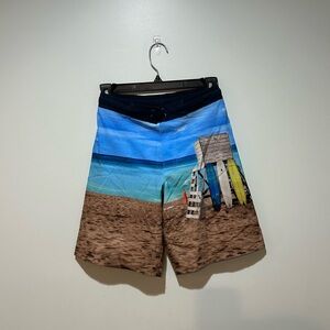Wonder Nation Men's Beach Hut Swim Shorts